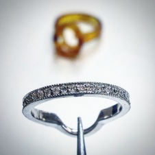 platinum/diamond wedding ring