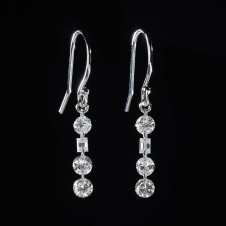 diamond/platinum earrings
