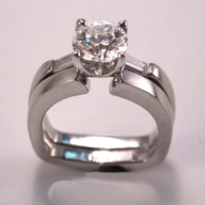 platinum/diamond ring set